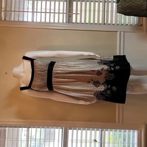 SLEEVELESS DRESS BY SL FASHIONS, SZ 8